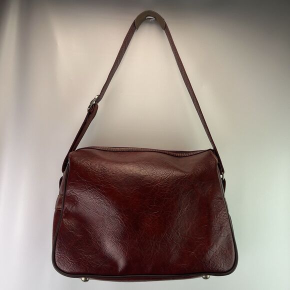 Vintage Samsonite Overnight Travel Commuter Bag In Maroon - Picture 3 of 11